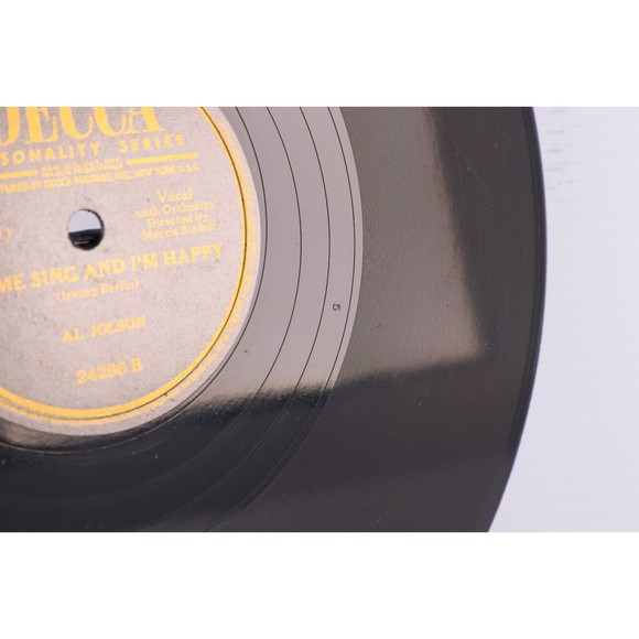 Al Jolson – If I Only Had A Match / Let Me Sing And I'm Happy 78rpm Record 24296 - Picture 13 of 16